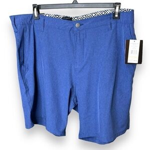 NWT Surf and Swim Co. Men’s Trunks Blue Multi Functional Shorts - Size 40